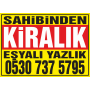 SATILIK KIRALIK BRANDA  AFİŞLER