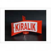 ARAÇ ÜSTÜ DÖNER KİRALIK SATILIK LEVHA