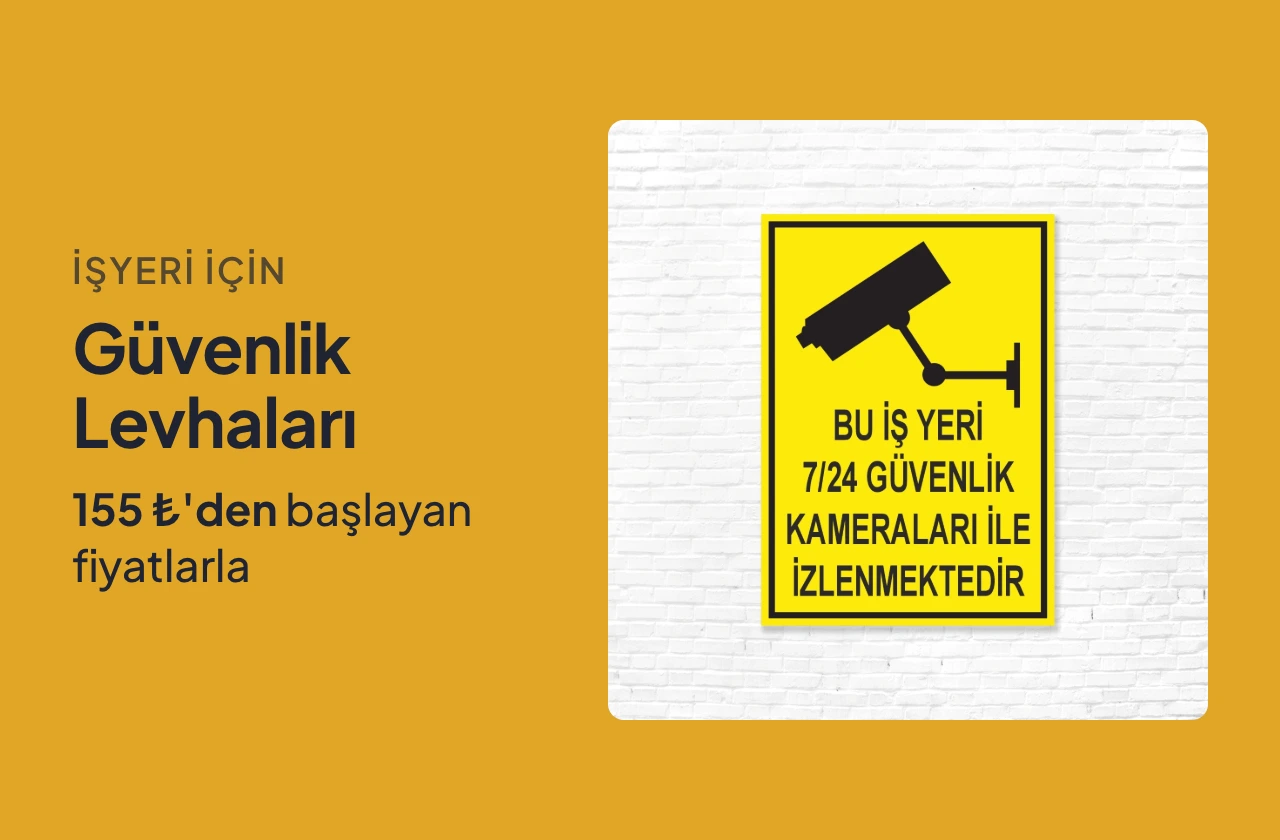 İş güvenliği levhaları