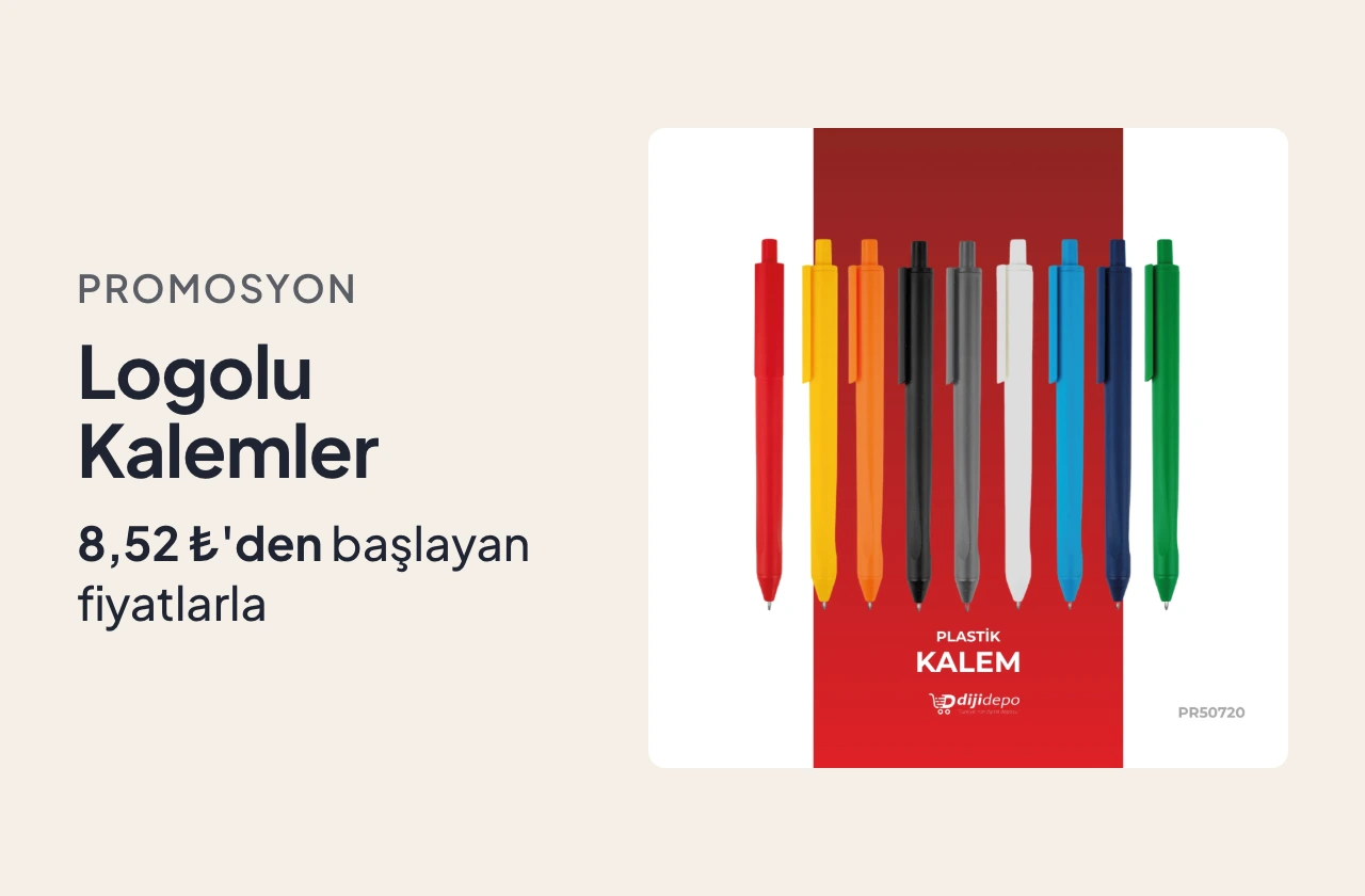 Logolu kalemler