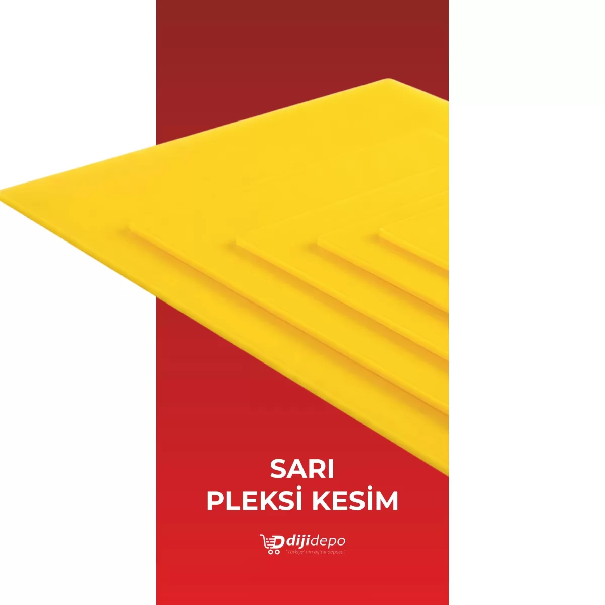 Özel Kesim Sarı Pleksi Levha – Dikkat Çekici, Canlı ve Endüstriyel Çözümler