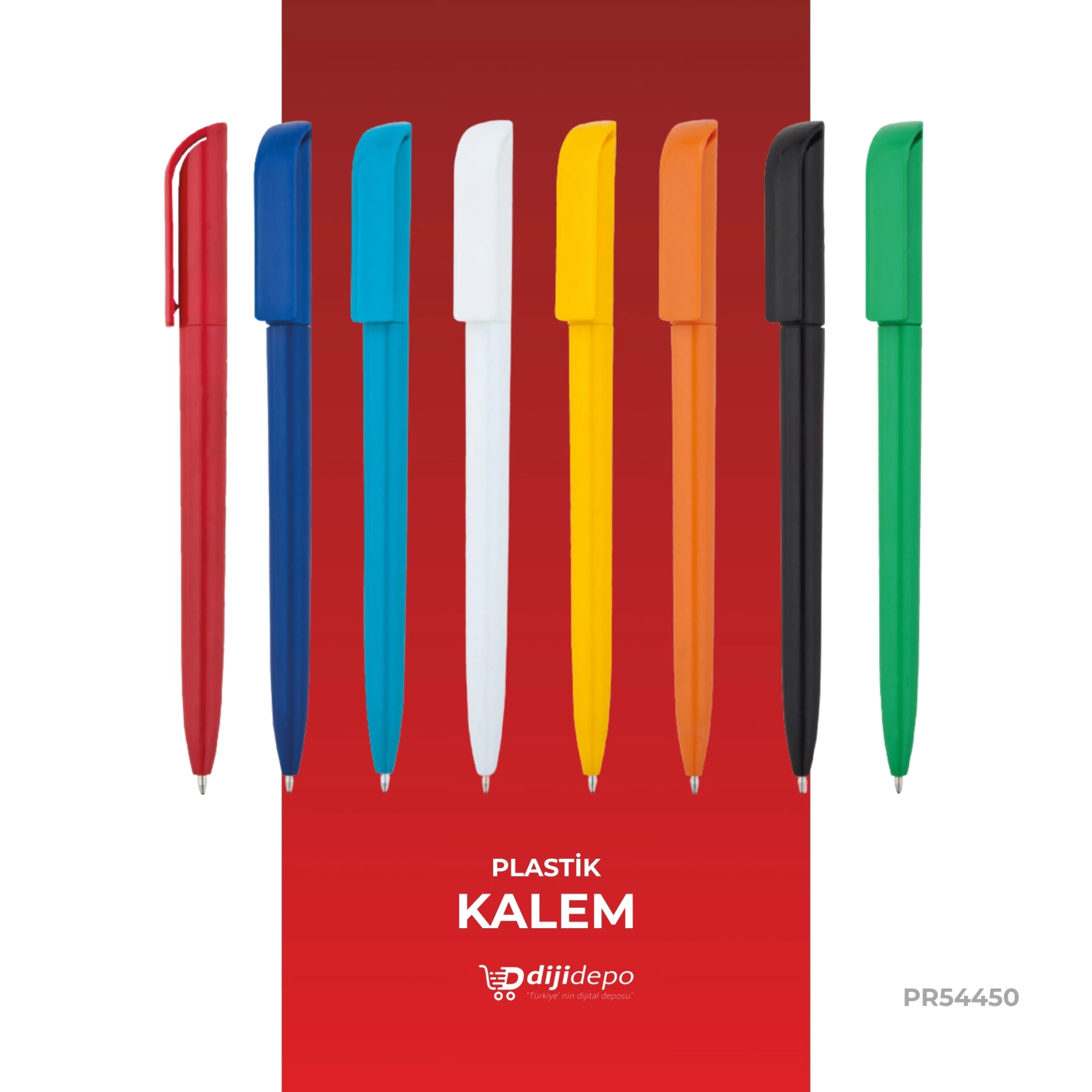 Logolu Promosyon Plastik Kalem - Kurumsal Baskılı Ekonomik Kalem Serisi