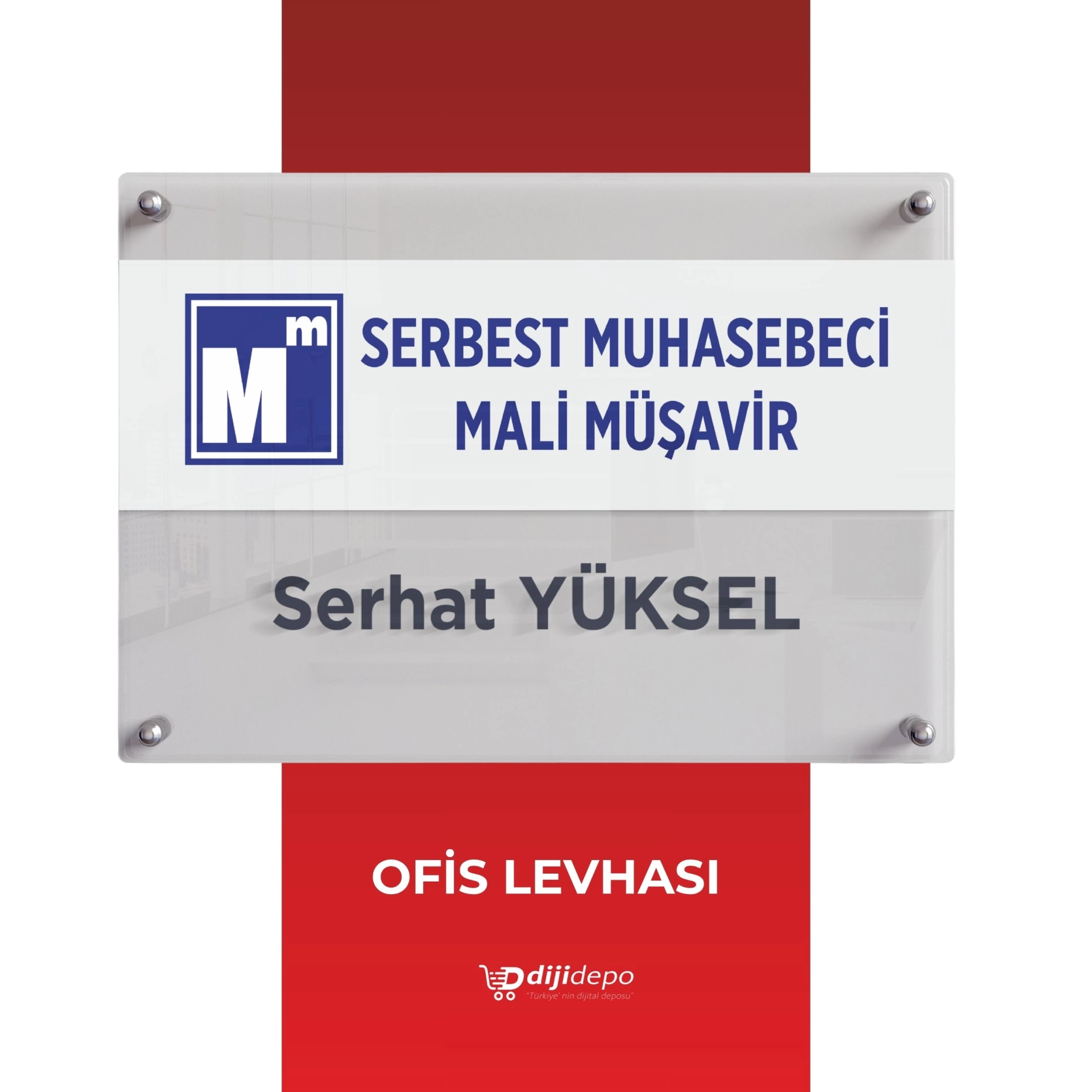 Mali Müşavir ve Muhasebeci Ofis Tabelası