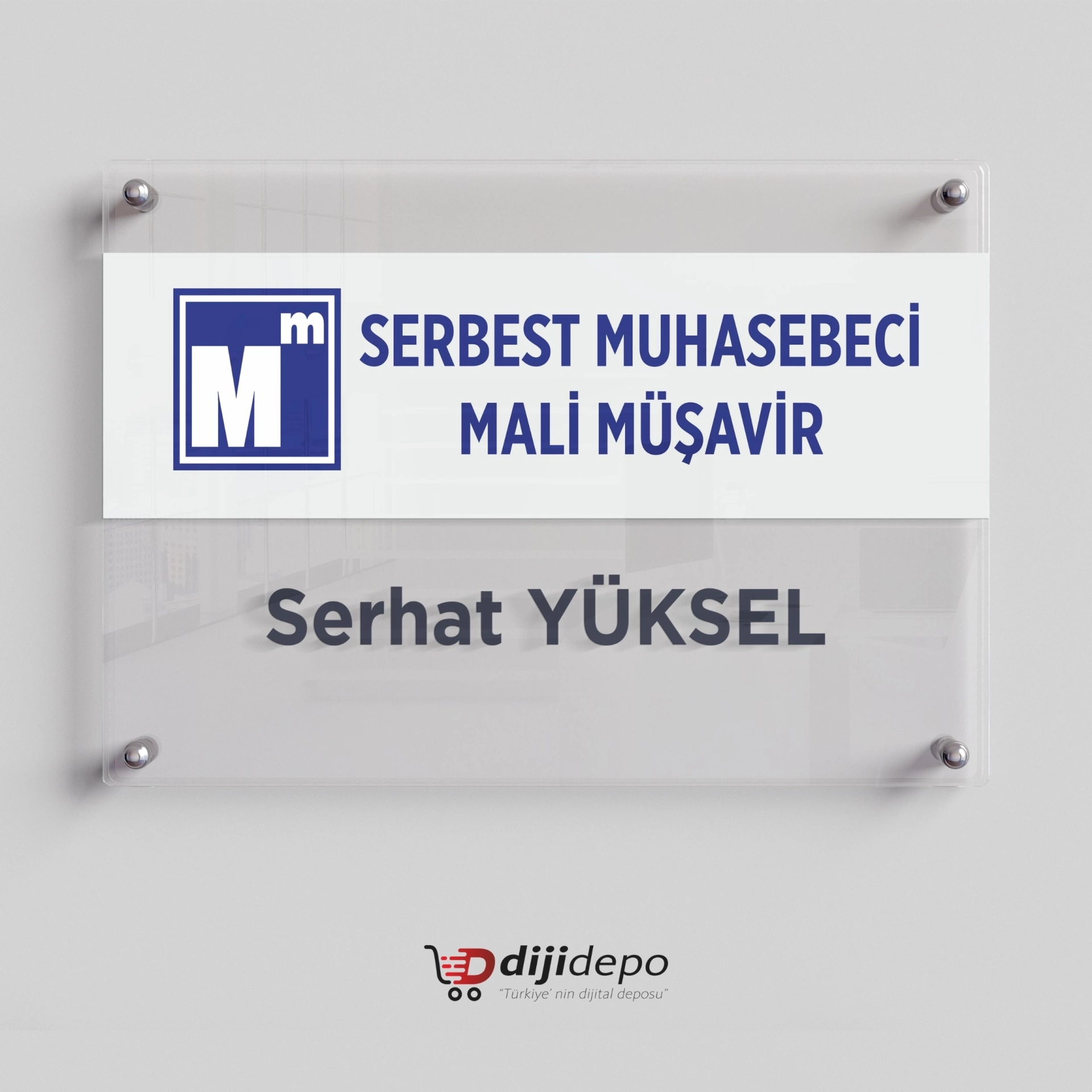 Mali Müşavir ve Muhasebeci Ofis Tabelası