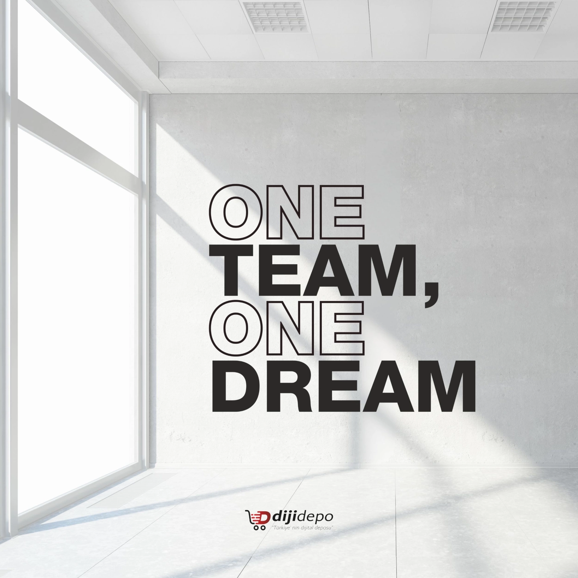 One Team One Dream - Duvar Giydirme
