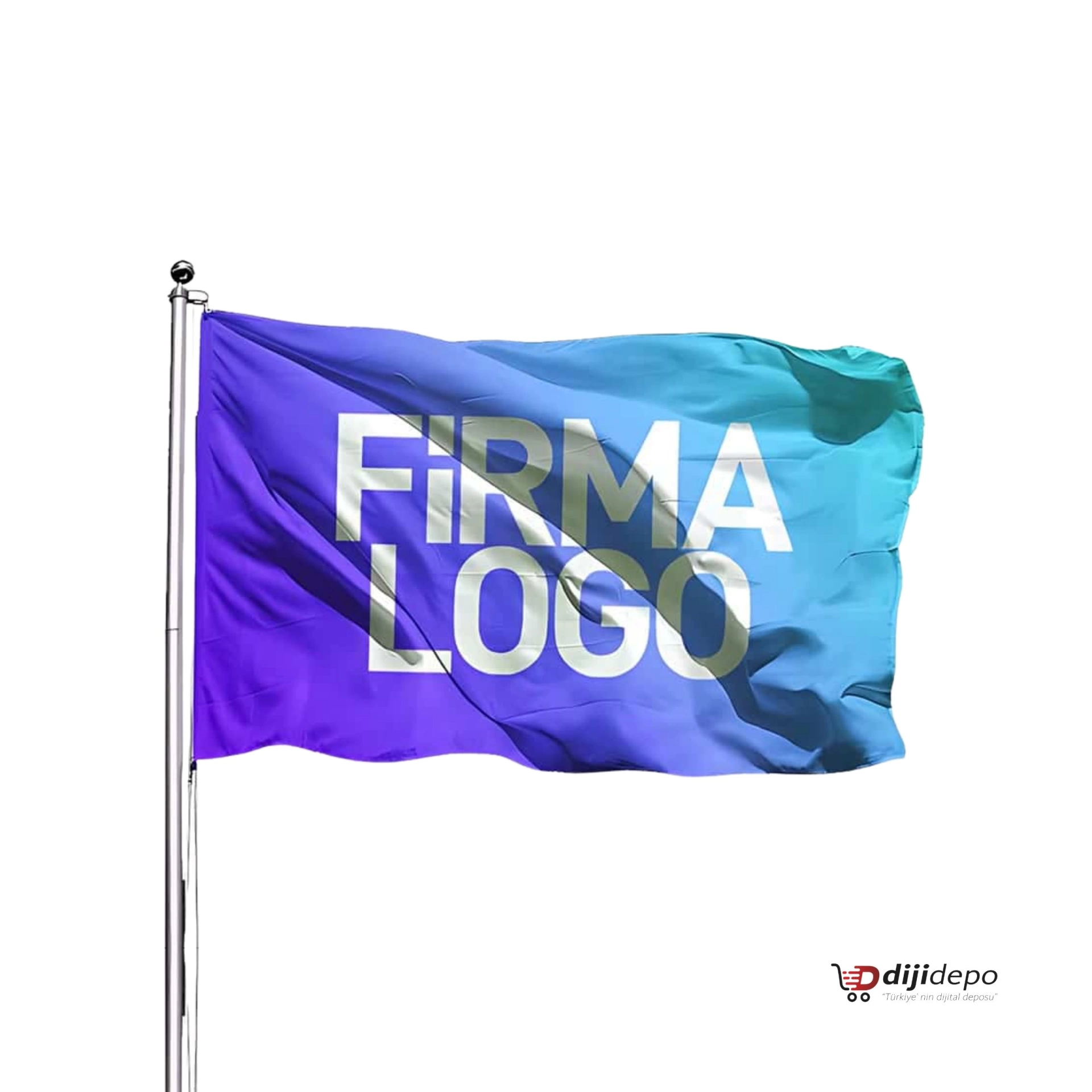 Firma Bayrağı - Firma Logolu Bayrak - Gönder Bayrağı