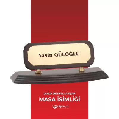 Ahşap Masa İsimliğii
