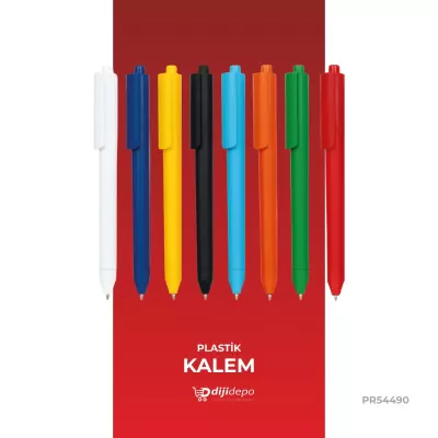 Baskılı Promosyon Kalem - Minimalist Plastik Kalem