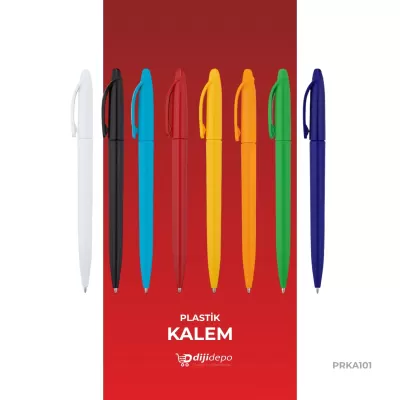 Özel Baskılı Plastik Kalem - Promosyon Kalem