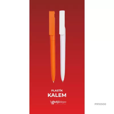Kurumsal Baskılı Plastik Kalem - Promosyon Kalem