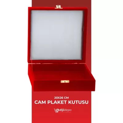Kadife Plaket Kutusu - Ekonomik Plaket Kutusu