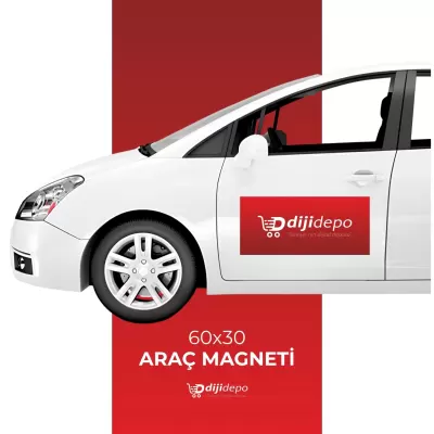 Araç Magneti - Esnek Kapı Magneti 60x30 cm