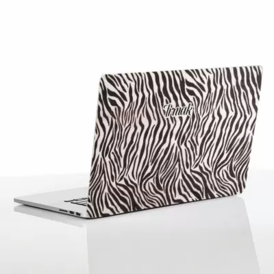 Zebra Desenli Laptop Etiketi
