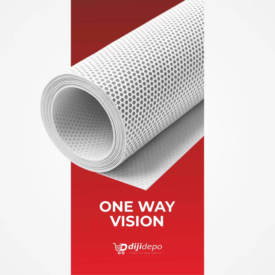 Dijital Baskılı One Way Vision (Delikli Folyo)