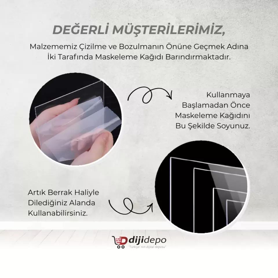 Sarı Pleksi Kesim