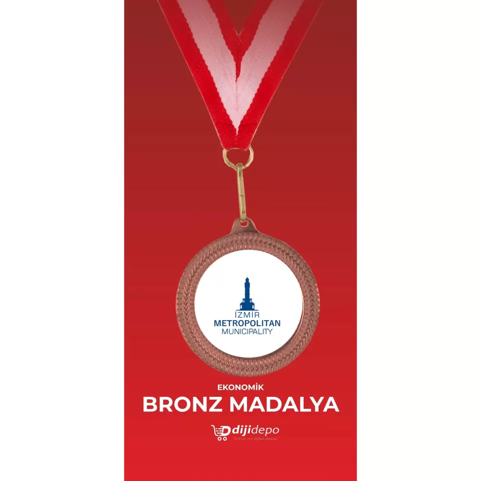 Ekonomik Bronz Madalya - Kırmızı Kurdeleli