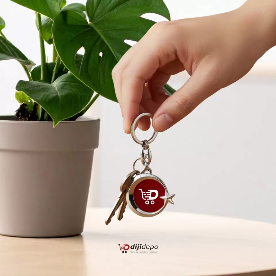 Ay-Yıldız Metal Promosyon Anahtarlık