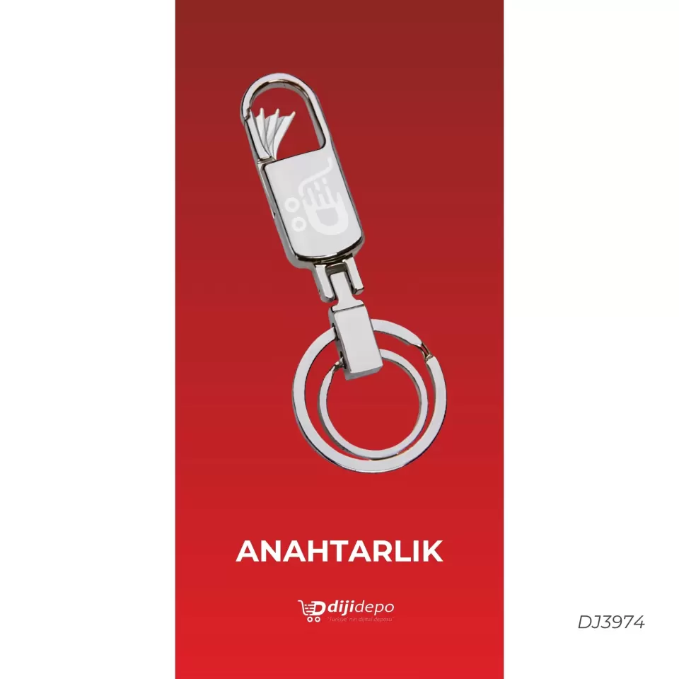 Kancalı Metal Promosyon Anahtarlık