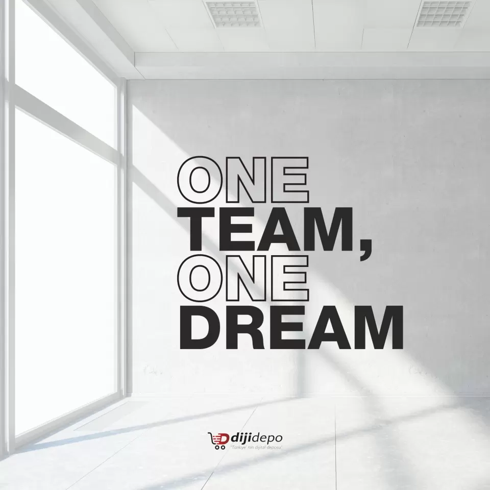 One Team One Dream - Duvar Giydirme