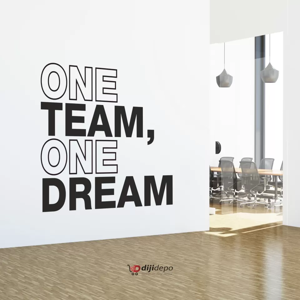 One Team One Dream - Duvar Giydirme