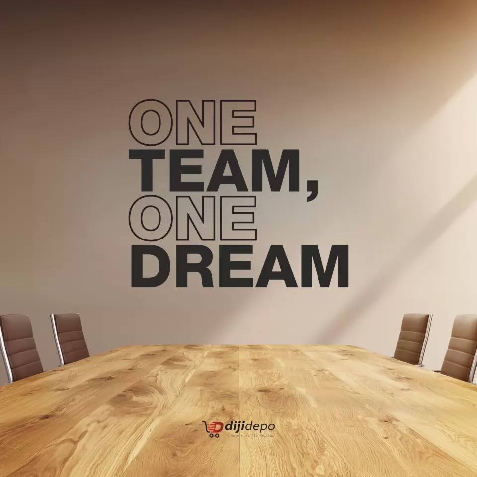 One Team One Dream - Duvar Giydirme