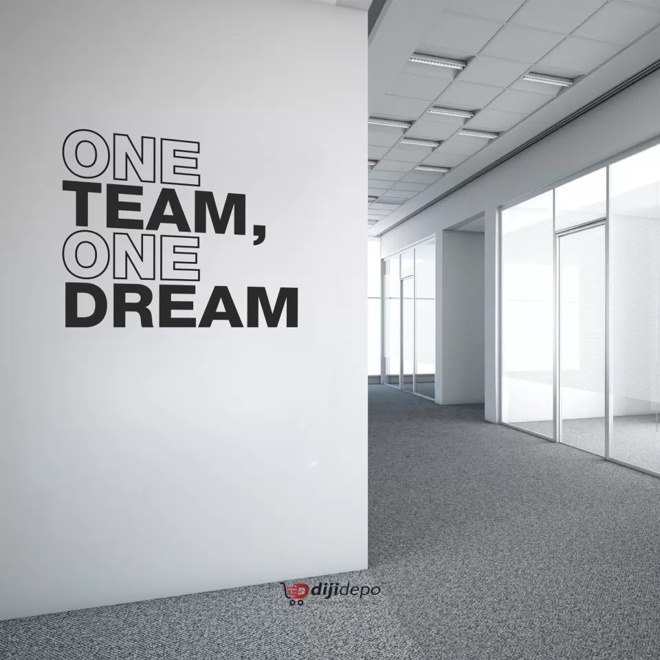 One Team One Dream - Duvar Giydirme