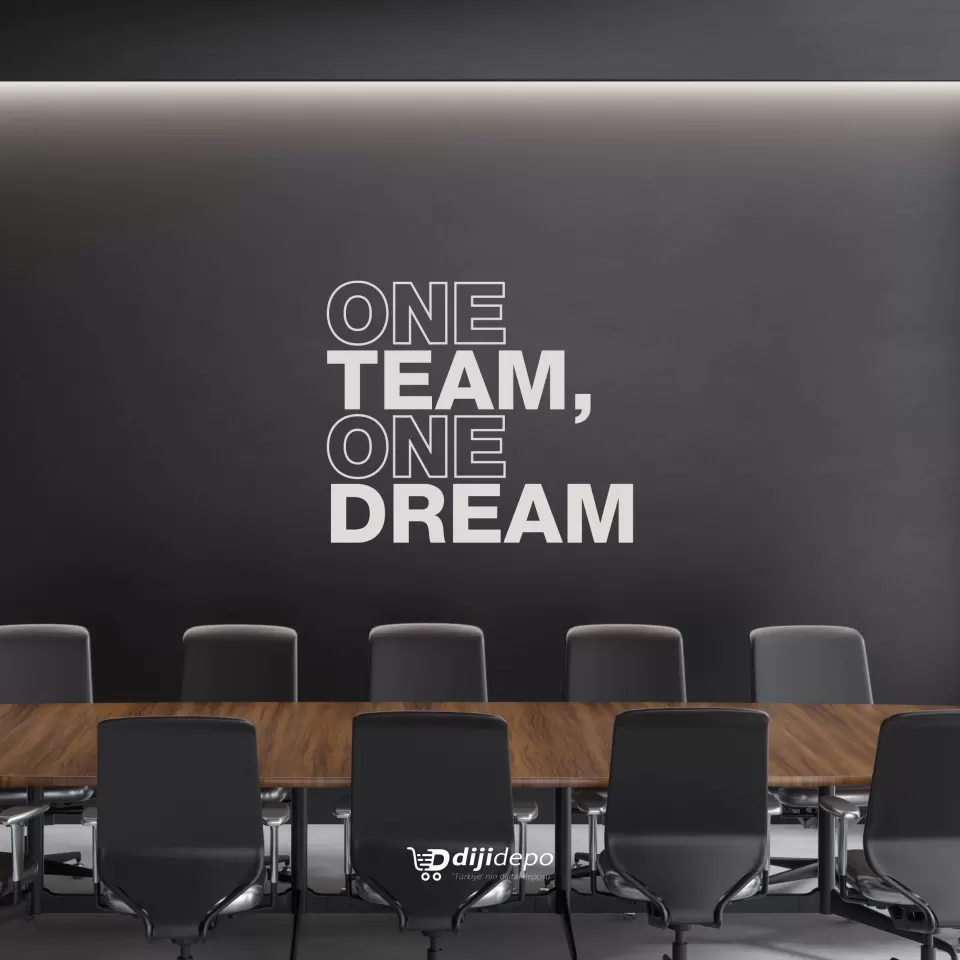 One Team One Dream - Duvar Giydirme