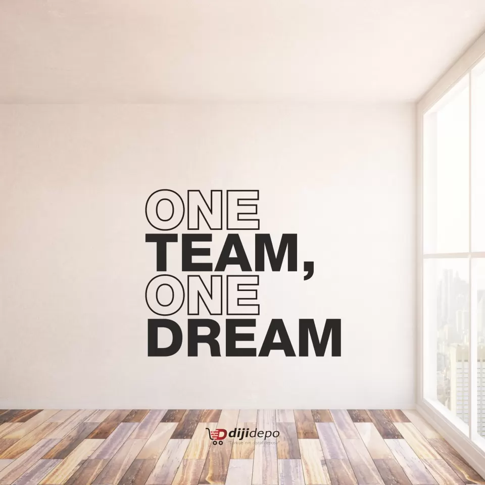 One Team One Dream - Cam Giydirme