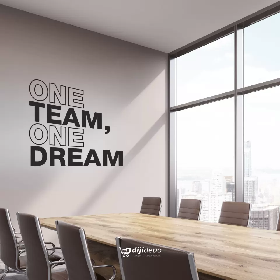 One Team One Dream - Cam Giydirme