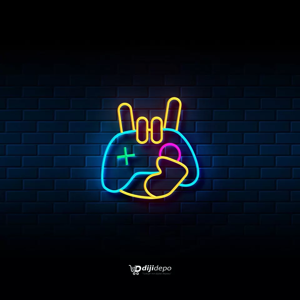 Gamer - Neon Led Tabela Oyuncu Odası Dekorasyonu