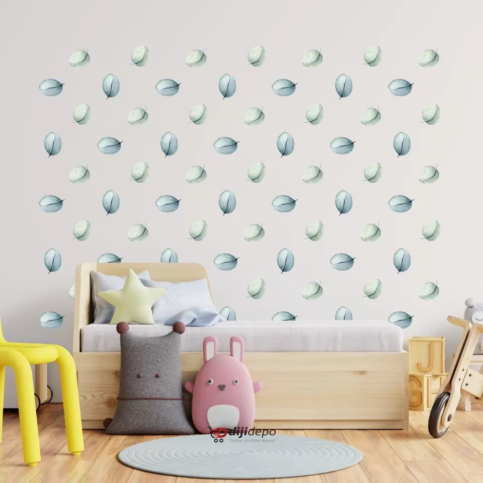 Minimalist İskandinav Bebek Odası Duvar Dekorasyonu