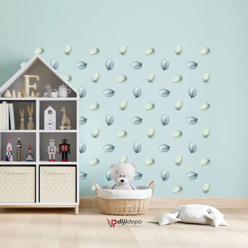 Minimalist İskandinav Bebek Odası Duvar Dekorasyonu