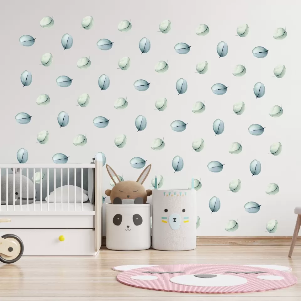 Minimalist İskandinav Bebek Odası Duvar Dekorasyonu