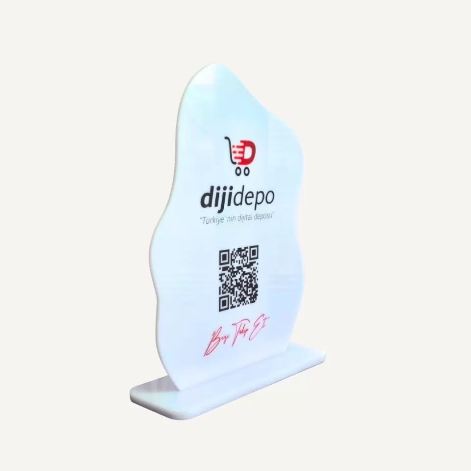 Instagram Takip Et Standı – QR Kodlu Bizi Takip Et Standı